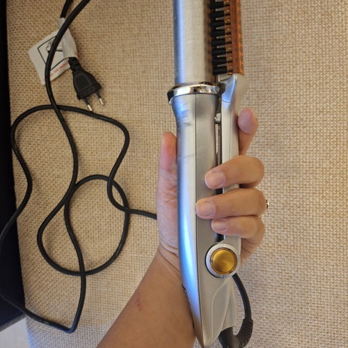 InStyler Style Rotating Hot Iron Hair Styler silver, like new