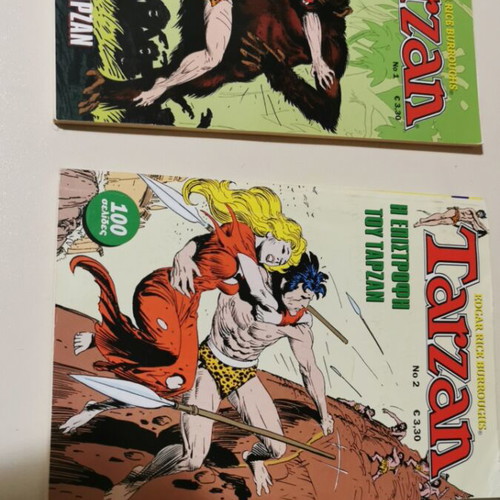 Tarzan comics like new, unused