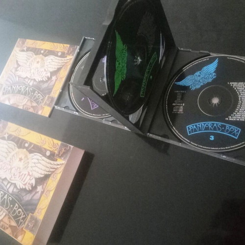 Aerosmith Pandora's Box CD set used, rock collection 3 CDs