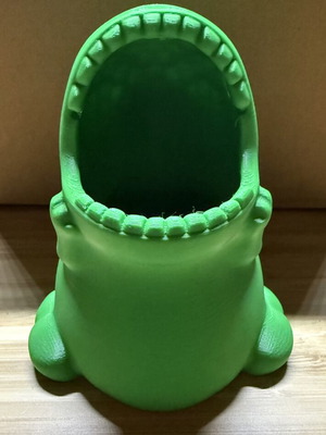 Θήκη Μολυβοθήκη Δεινοσαυράκι 3D Printed καινούργια, πράσινη