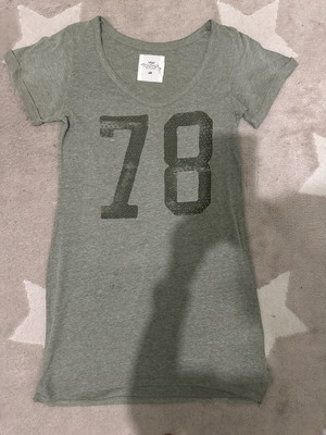 H&M L.O.G.G. Olive Green T-Shirt Dress like new