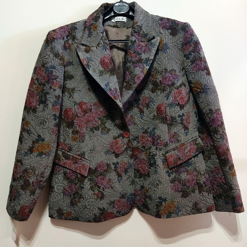 Brocade Printed Jacket Lola Size 48 New