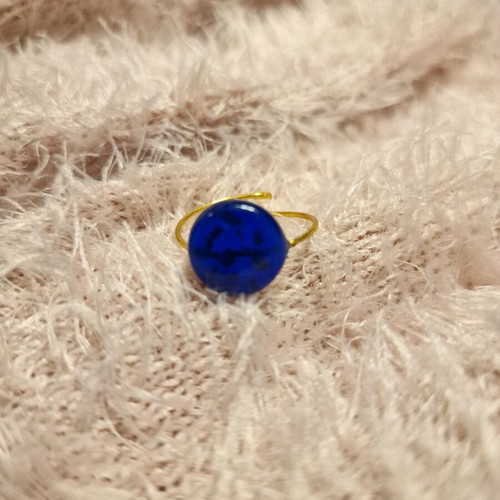Ring with liquid glass new