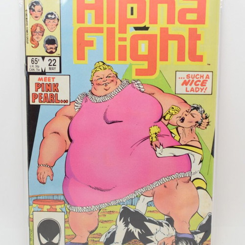 Alpha Flight #22 comic used Marvel Comics 1985