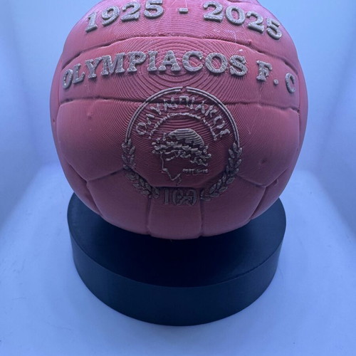 Olympiacos 3D Printed Commemorative Ball 15cm Custom