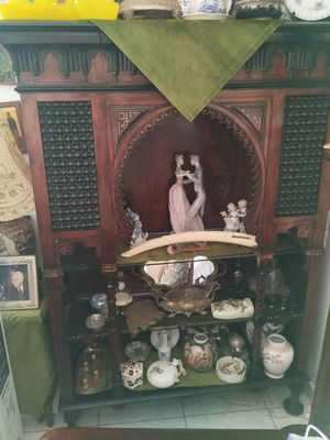Old carved furniture used