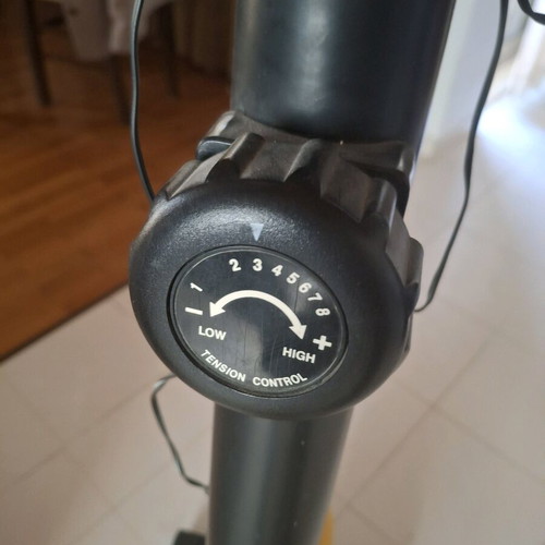 Static exercise bike used with signs of wear