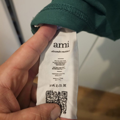 Ami T-shirt new, green, size M