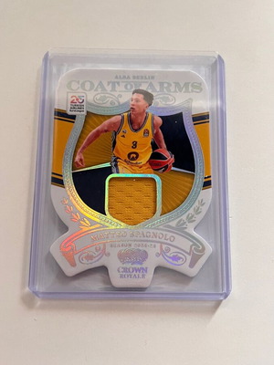 Panini Crown Royale Euroleague Matteo Spagnolo Patch new