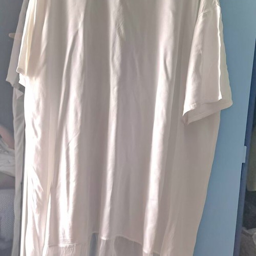 Asymmetric Tunic made of Silk and Viscose, Made in Italy, One Size, Like New