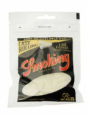 Φίλτρα Smoking Μαύρα Slim 6mm 120 τεμ καινούργια
