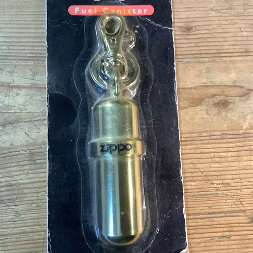 Zippo fuel canister new in gold color