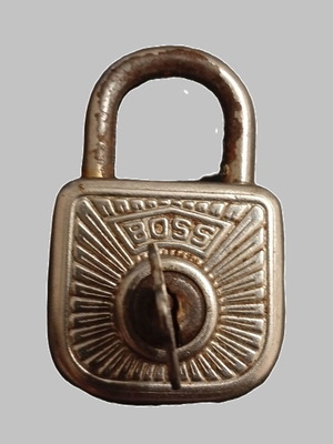 BOSS Germany padlock used, works with one key
