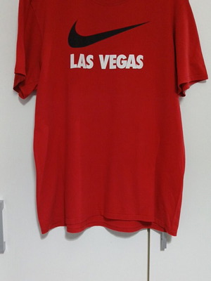 Μπλούζα Nike Las Vegas αντρική μεταχειρισμένη, κόκκινη, μέγεθος L