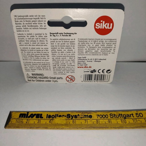 Siku Diecast 1006 Porsche 911 1:55 scale new sealed