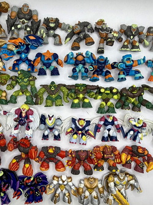 Gormiti Eclipse Series figures used, 40 different pieces complete