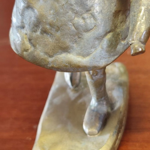 Handmade bronze sculptures, set of 3