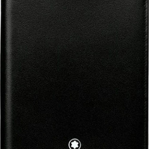 Montblanc Meisterstuck Business Card Holder leather black like new