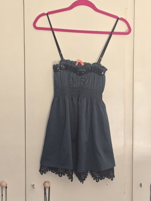 BSB Collection Lace Trim Babydoll Cami Top Size 42 like new