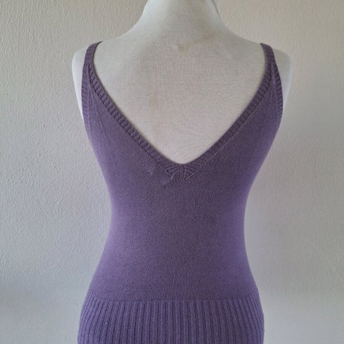 Stefanel knitted top purple like new, size L