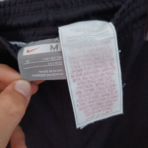 Nike kids' sports shorts, black