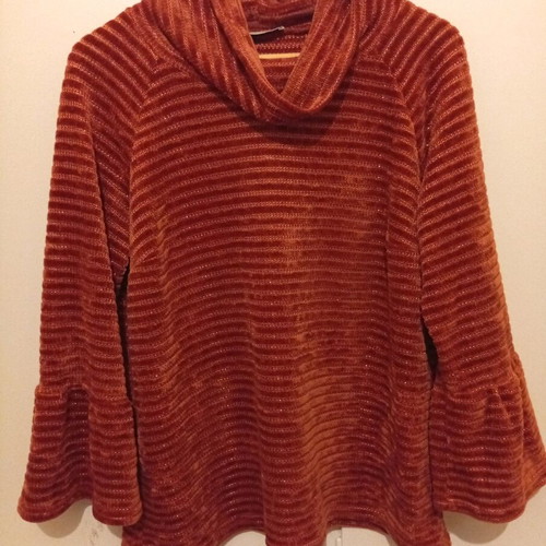 Billy Sabbado blouse like new, red and orange, XXL