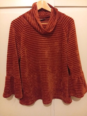 Billy Sabbado blouse like new, red and orange, XXL