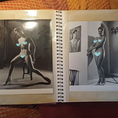 Artistic nude 1960s like new, vintage album with 20 photos
