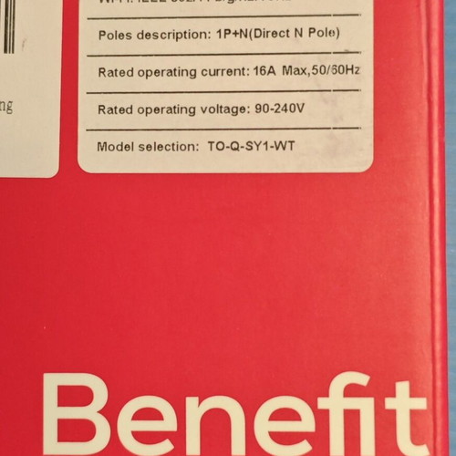 TONGOU WiFi Smart Switch 16A DIN Rail New