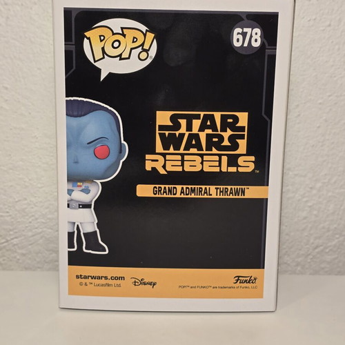 Funko POP! Star Wars Rebels Grand Admiral Thrawn #678 Special Edition like new