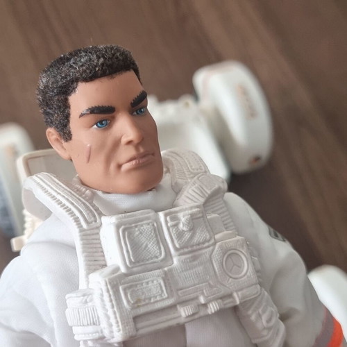 Action Man Moonraker collectible figure used with lunar rover