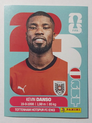 FIFA World Cup 2026 Sticker Kevin Danso Austria new