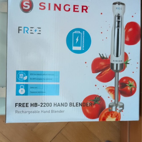 Singer Free HB-2200 Hand Blender new, rechargeable, cordless