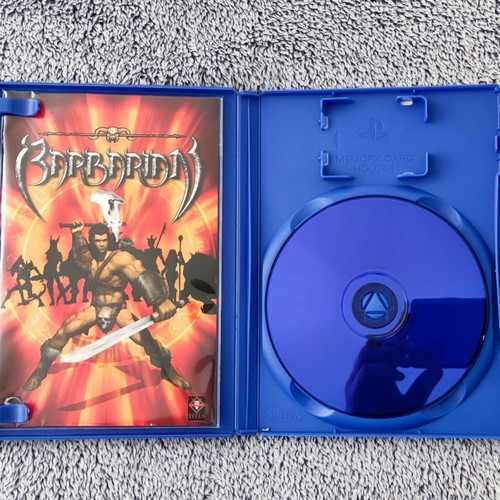 Barbarian PlayStation 2 used with booklets