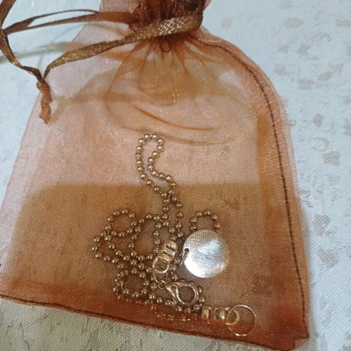 Jewelry set new, two necklaces and earrings