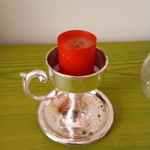 Vintage candle holder like lantern used