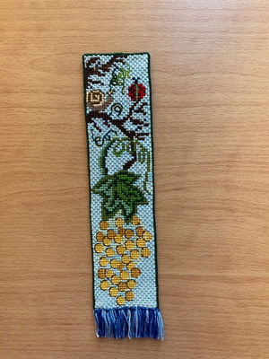 Embroidered handmade bookmark new