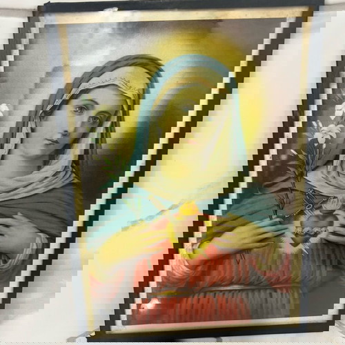 Стара картина икона употребявана, Свети образ на Богородица