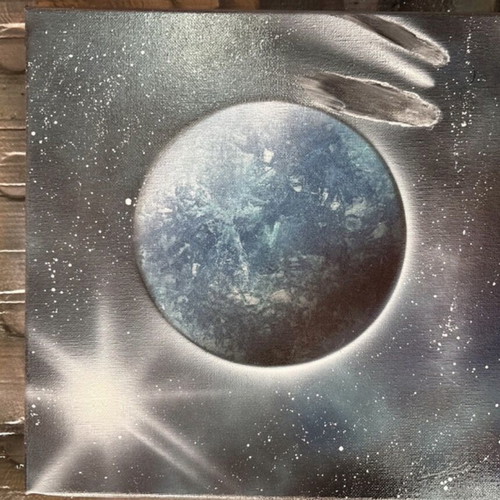 Poseidon Handmade Space Canvas Painting, New