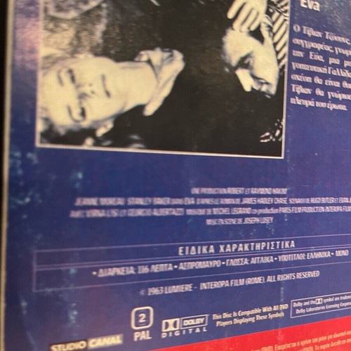 Eva 1962 DVD like new