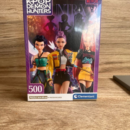 Clementoni K-Pop Demon Hunters 500-Piece Puzzle new