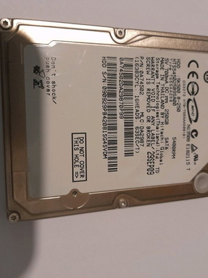 HDD 250GB 2.5 Laptop Desktop PS3 hard drive like new