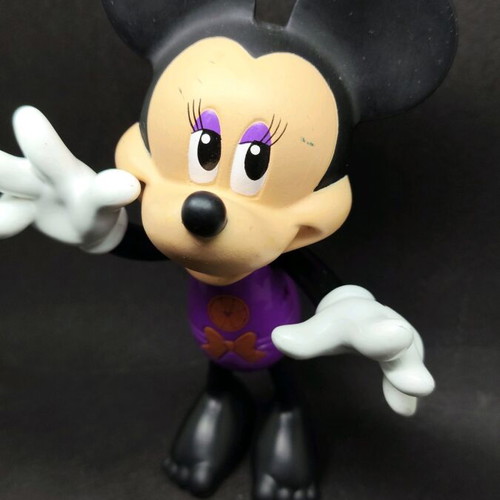 Minnie Mouse Disney figure used 2011 hard plastic