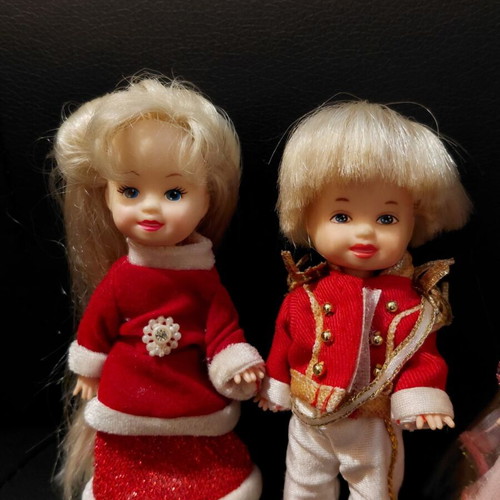 Vintage mini dolls set of 3 used