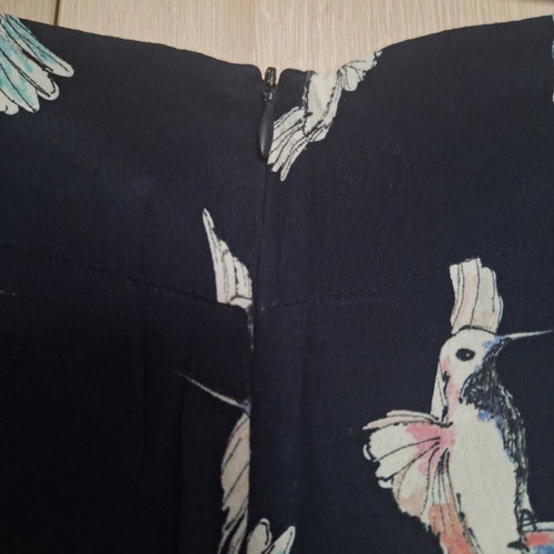 Zara high-waisted shorts with patterns like new, blue, size S