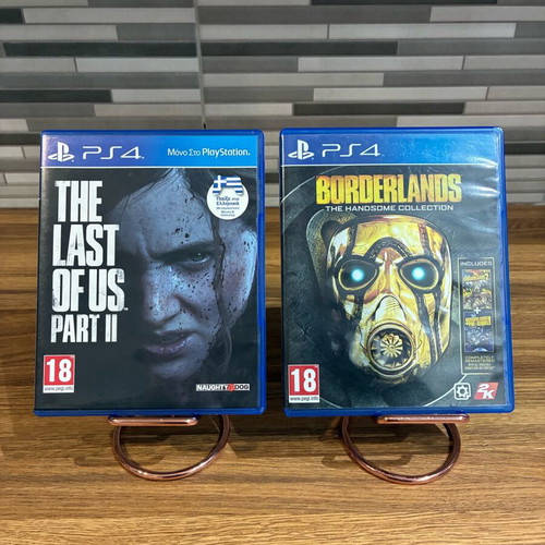 PS4 bundle Borderlands The Handsome Collection and The Last of Us Part 2 like new