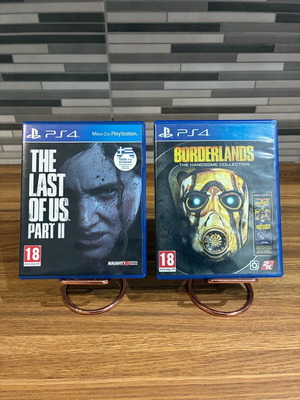 PS4 комплект Borderlands The Handsome Collection и The Last of Us Part 2 като нови