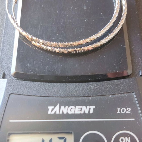 925 Silver Hoops like new with embossed shine