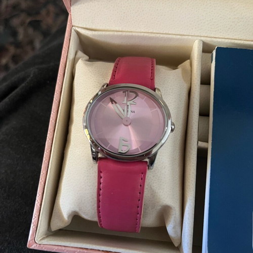Festina women's/kids wristwatch used, pink