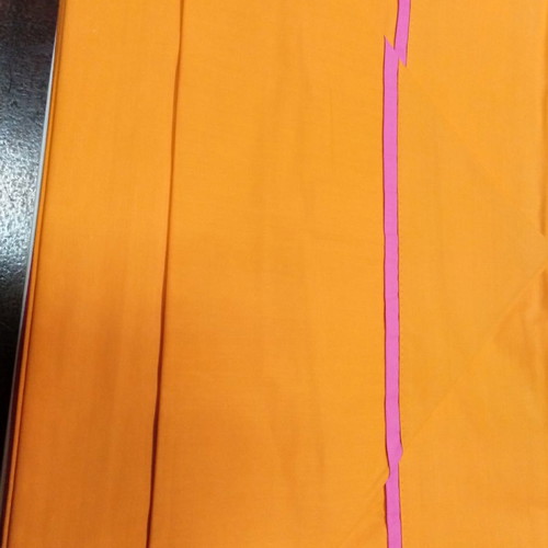 Baby crib sheet set fuchsia with orange, new cotton